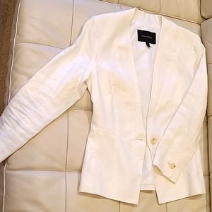 Banana Republic white blazer